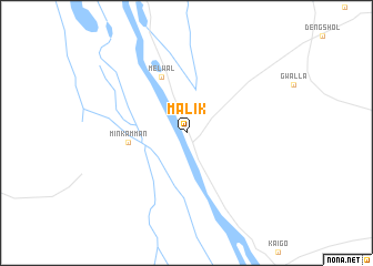 map of Malīk