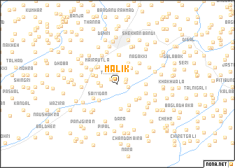 map of Malik