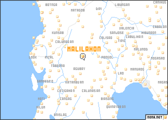 map of Malilahon