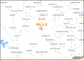 map of Malila