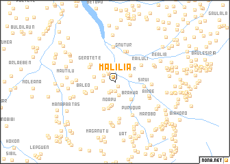 map of Malilia