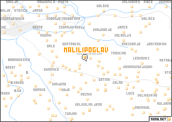 map of Mali Lipoglav