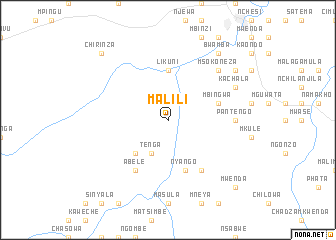 map of Malili