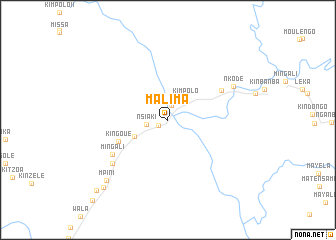 map of Malima
