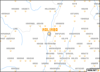 map of Malimba