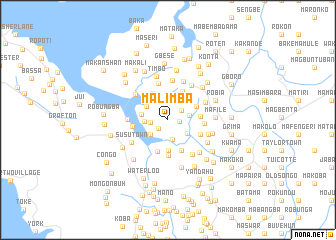 map of Malimba