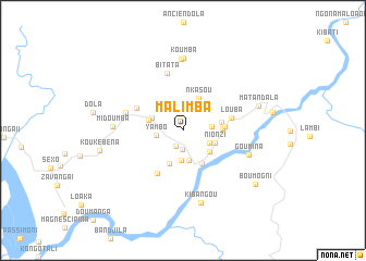 map of Malimba