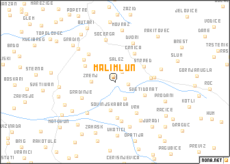 map of Mali Mlun