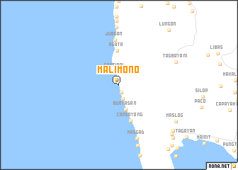 map of Malimono