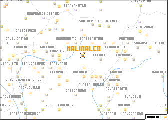 map of Malinalco