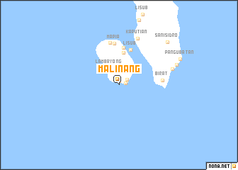 map of Malinang