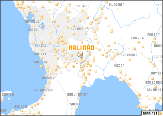 map of Malinao