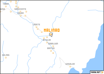 map of Malinao