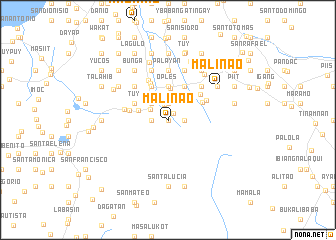 map of Malinao