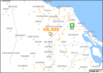 map of Malinao