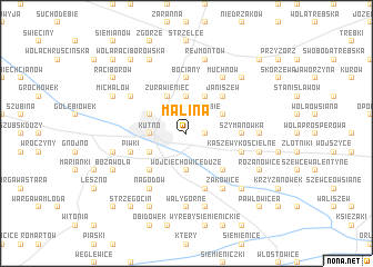 map of Malina