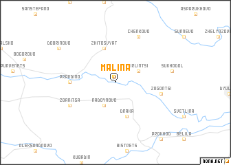 map of Malina