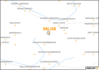 map of Malina