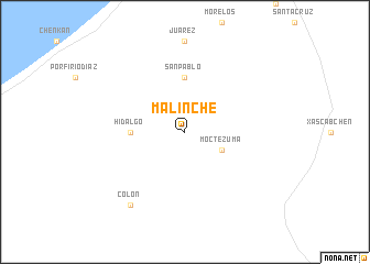map of Malinche