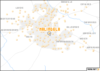 map of Malindela