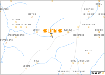 map of Malindima