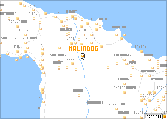 map of Malindog