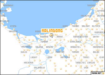 map of Malindong