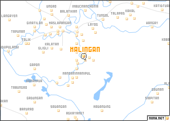 map of Malingan