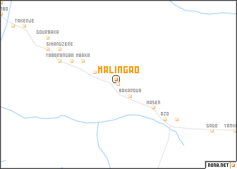 map of Malingao