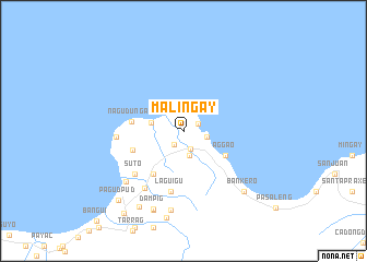 map of Malingay