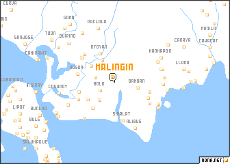 map of Malingin