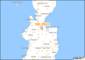 map of Malingin