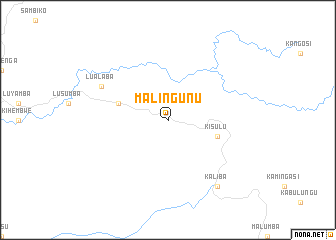 map of Malingunu