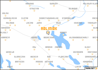 map of Maliniak