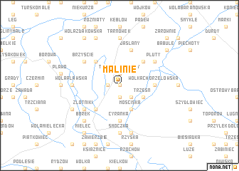 map of Malinie