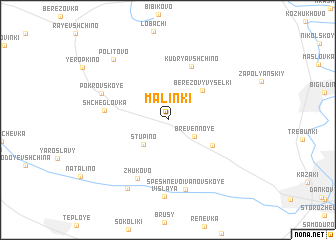 map of Malinki