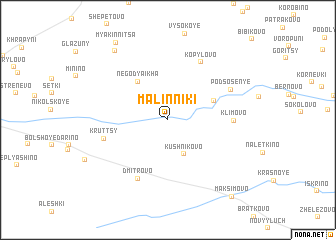 map of Malinniki