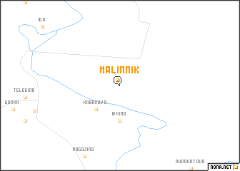 map of Malinnik