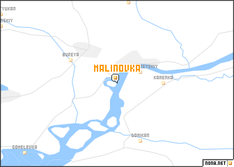 map of Malinovka