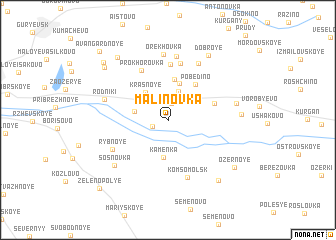 map of Malinovka