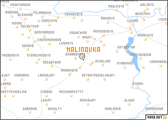 map of Malinovka