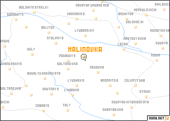 map of Malinovka