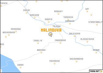 map of Malinovka