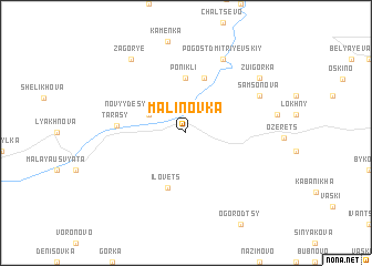 map of Malinovka