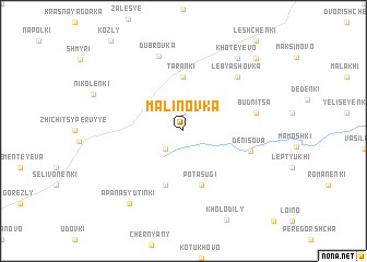 map of Malinovka