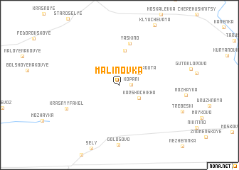 map of Malinovka