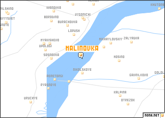 map of Malinovka