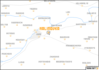 map of Malinovka