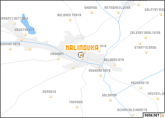 map of Malinovka