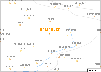 map of Malinovka